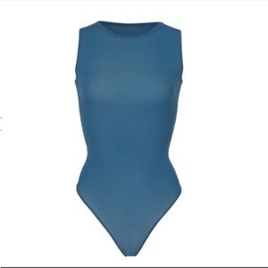 SKIMS NWT LIMITED EDITION OCEAN BLUE JELLY BODYSUIT